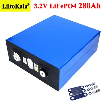 

1pcs Liitokala 3.2V 280Ah LiFePO4 lithium battery 3.2v Lithium iron phosphate battery for 12V 24V battery inverter vehicle RV