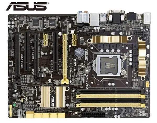 ASUS Z87-A оригинальная материнская плата LGA 1150 DDR3 i3 i5 i7 DDR3 32 Гб HDMI VGA, HDMI, DVI USB3.0 материнская плата