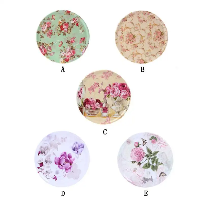 2019Dining Table Placemat Coaster Round Anti-Hot Pad Coffee Tray Mat Cup Bar Mug Flower Cluster Pads Kitchen Accessorie