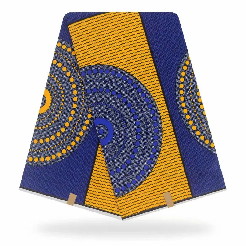 Лучшие Африканские Восковые печатные ткани настоящий воск принты Африканский блок воск Нигерия обертка Анкара, Африка голландский воск ткань