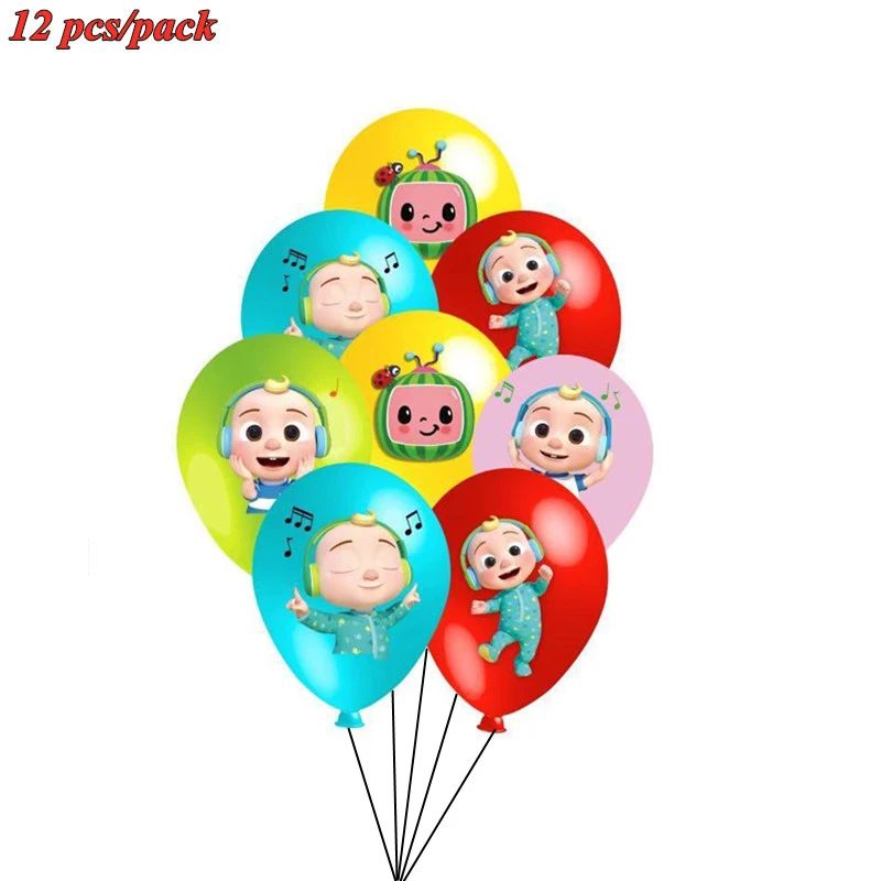 Pebish Kosmisch Mentaliteit 12 Stuks 12 Inch Jj Meloen Ballonnen Coco Thema Latex Ballon Cartoon  Verjaardagsfeestje Decoratie Thema Feestartikelen Kinderen Speelgoed| Ballonnen & Accessoires| - AliExpress