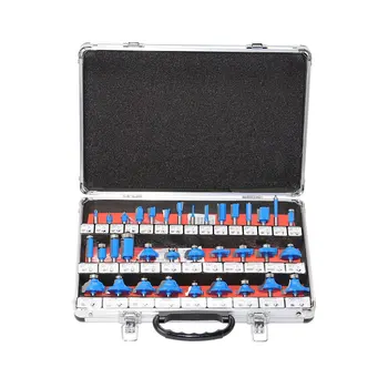 

35-Pieces Milling Cutter Set Trimming Machine Woodworking Milling Cutter Head Set Milling Cutter Setdiscount