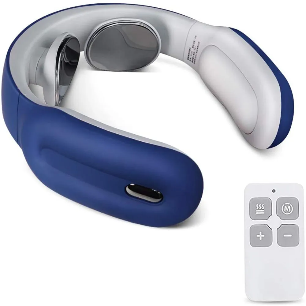 Neck Massager Smart Cervical Massage Hot Compress Shoulder Body Massager Therapy Pulse Pain Relief Tool Health Care Relaxation