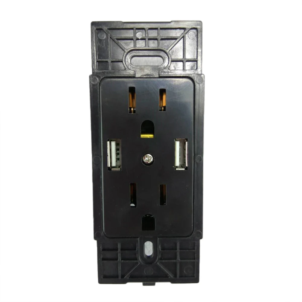 Двойной USB порт розетка зарядное устройство AC Розетка US Plug DU55