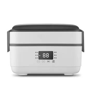 

Double-layer Electric Lunch Box Small Rice Cooker Automatic Heating Timing Insulation Mini Office Worker Cooking Rice Box