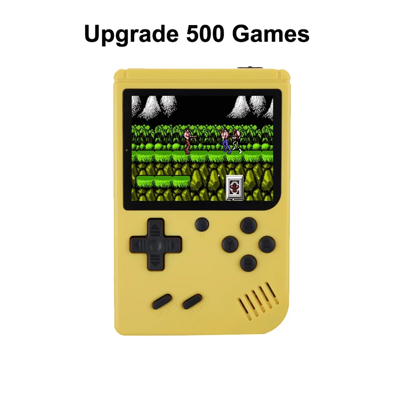 yellow-500 RS-6A Coolbaby Ретро портативная мини портативная игровая консоль 8 бит 3,0 дюймов цветной ЖК-дисплей Детский Цветной игровой плеер встроенный 168 игр - Цвет: yellow-500
