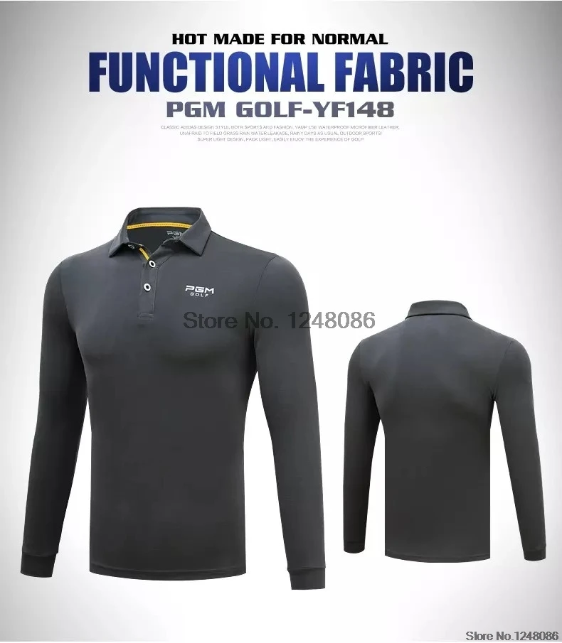 Брендовые новые мужские рубашки для гольфа мягкие удобные дышащие спортивные майки футболка с длинным рукавом осенне-зимняя спортивная одежда D0486
