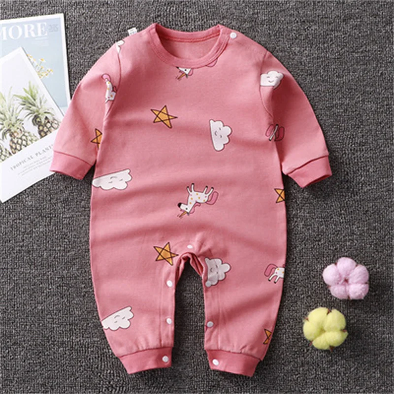 Baby Rompers Spring Newborn Baby Clothes For Girls Boys Long Sleeve Jumpsuit Baby Clothing boy Kids Outfits vintage Baby Bodysuits Baby Rompers