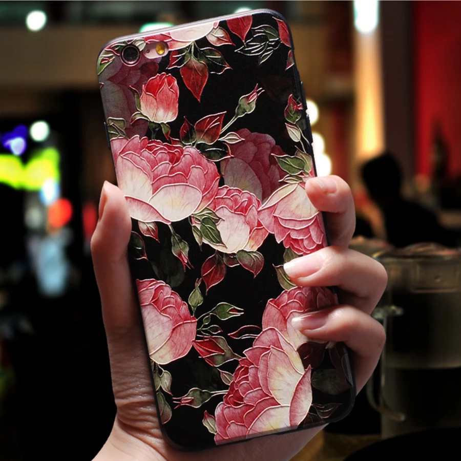 

phone accessories for iphone xr case xs max 7 8plus iphones 11 pro cases Relief Painting Soft Shell back cover casa de papel