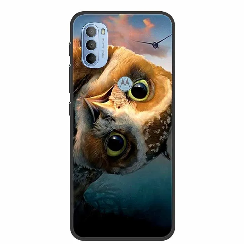 Charming Cat Design Soft TPU Silicone Phone Case - Motorola Moto Series