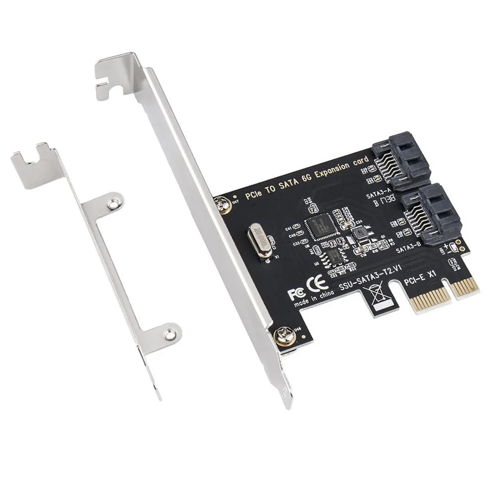 Внутренний преобразователь Superspeed PCI E 2 0x1 на порта SATA III 6 внутренний Express адаптер