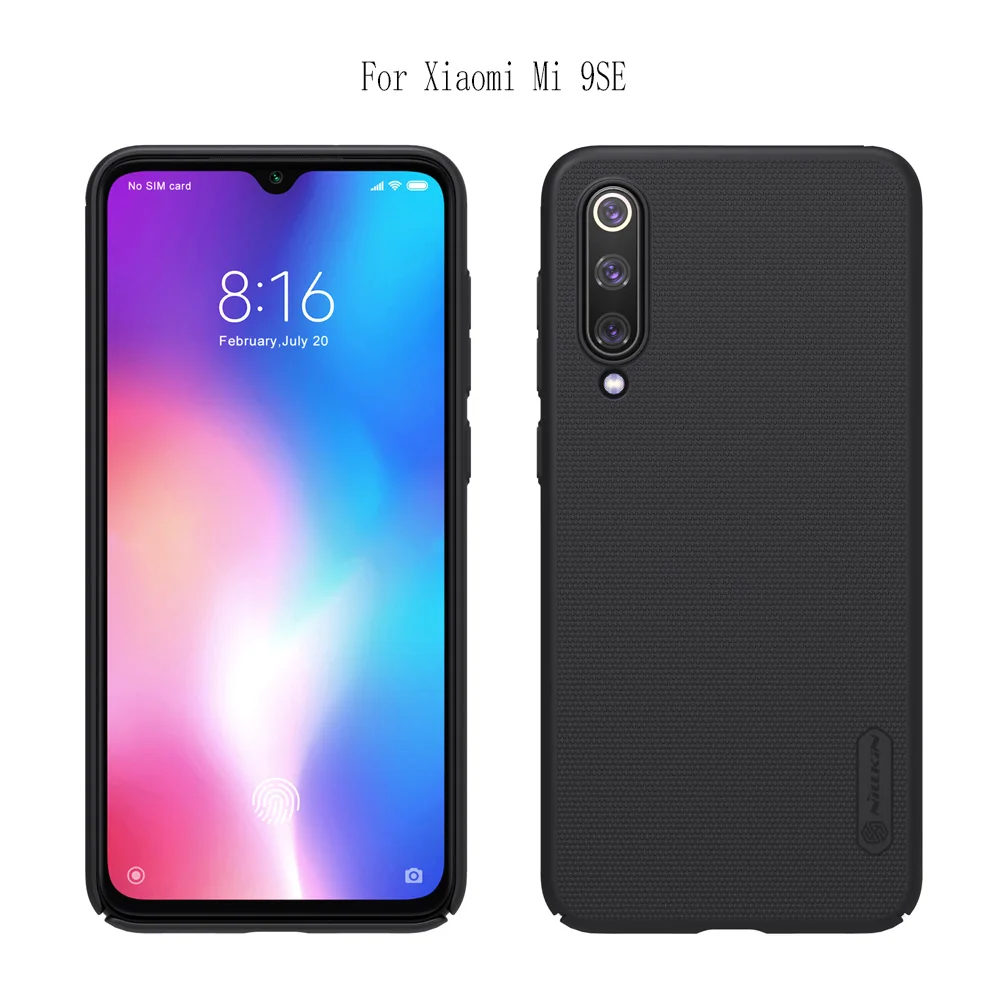 Для xiaomi mi 9/mi 9T чехол Nillkin матовый щит Твердый чехол-накладка для xiaomi mi 9 se/mi 9 Lite/mi A3/mi 6/mi 6x чехлы для телефонов