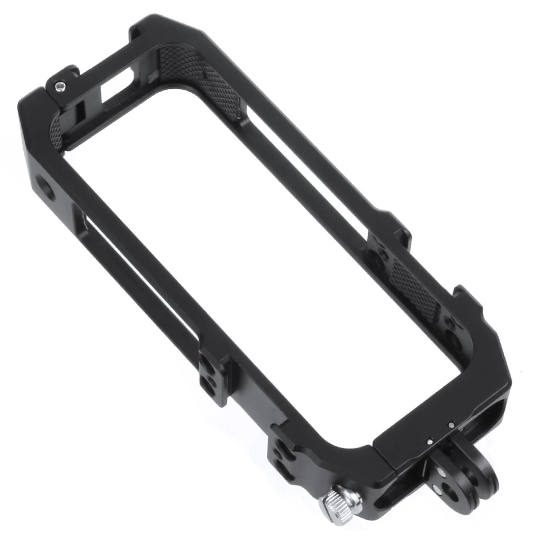 Aluminium-Panorama-Kamera käfig für insta360 one x2 Rig Schutz rahmen rand Magnet abdeckung Gehäuse halterung mit kalter Schuh halterung – Detail 6