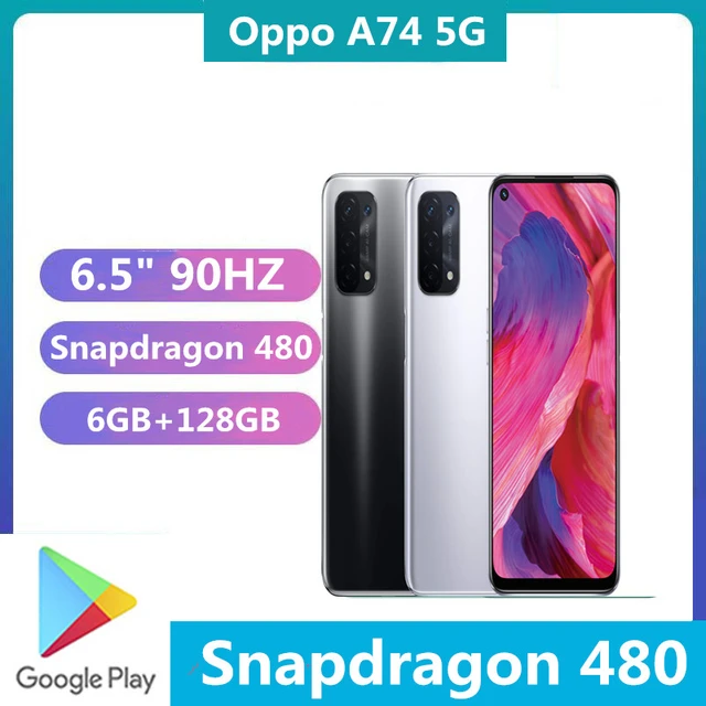 OPPO A74 5G BLACK ( 128 GB Storage, 6 GB RAM ) Online at Best Price On