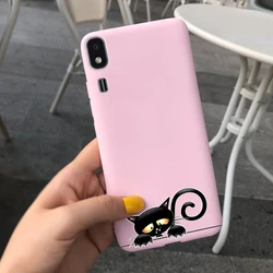 Cute Soft Silicone Back Bumper Phone Case for Samsung A2 Core (TGdanF1601)