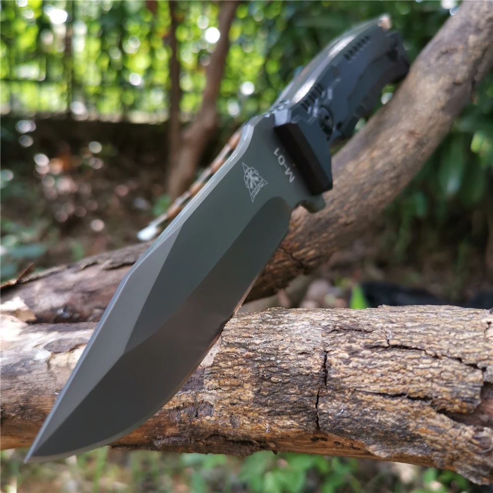 

Tactics Knife High Hardness Saber Camping Portable Straight Knives Good for Hunting Camping Survival Outdoor Everyday Carry