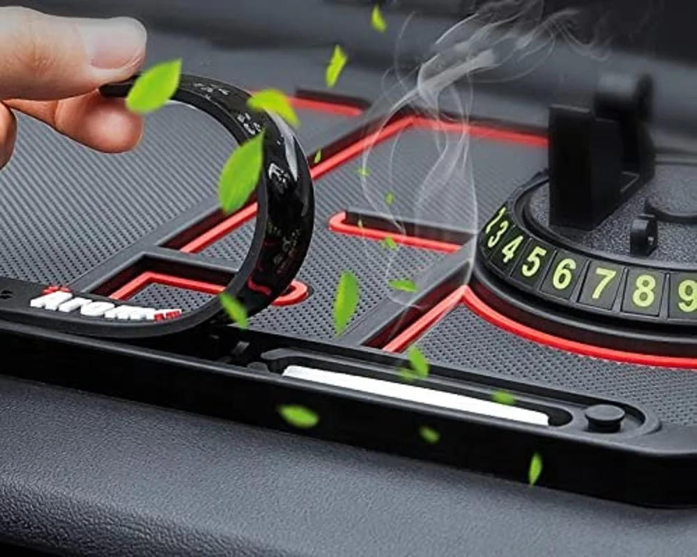 All In 1 360 Degrees Rotating Non-Slip Phone Holder Car Anti-slip