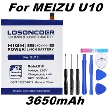 LOSONCOER 3650 мАч BU10 батарея для Meizu Meizy Meilan U10 батарея телефона