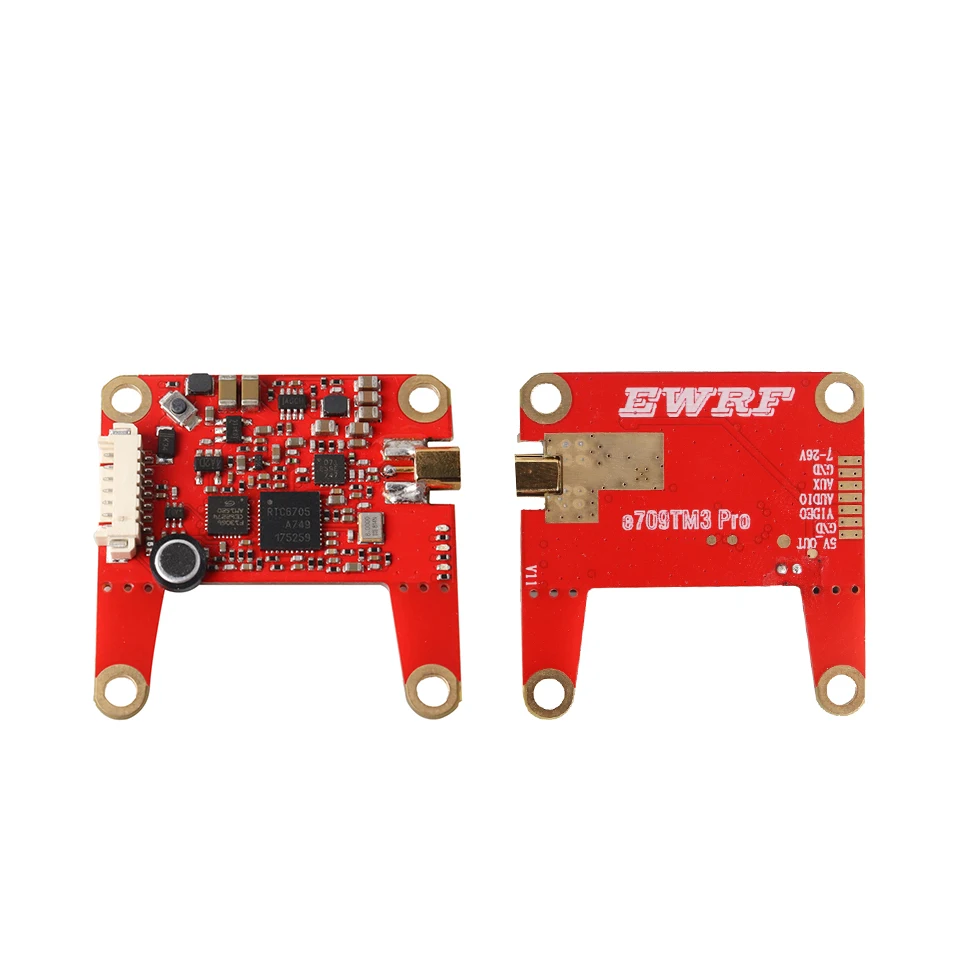 E709TM3 Pro fpv-передатчик 5,8G 48CH 25/200/500/800 МВт PitMode OSD Регулируемый w/аудио VTX 7-26V с сенсорным экраном для 30,5x30,5 мм Flytower стек