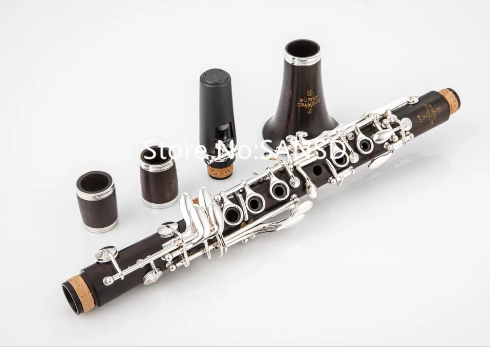 Buffet E11 Clarinet E Flat 17 Keys Ebony Wood Nickel Plated Professional musical instrument With Case