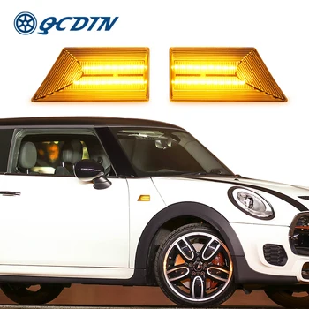 

QCDIN For Opel Amber LED Side Marker Light Turn Signal Light Adapter Non-Polarity Signal Light For Vectra C 2002-2008