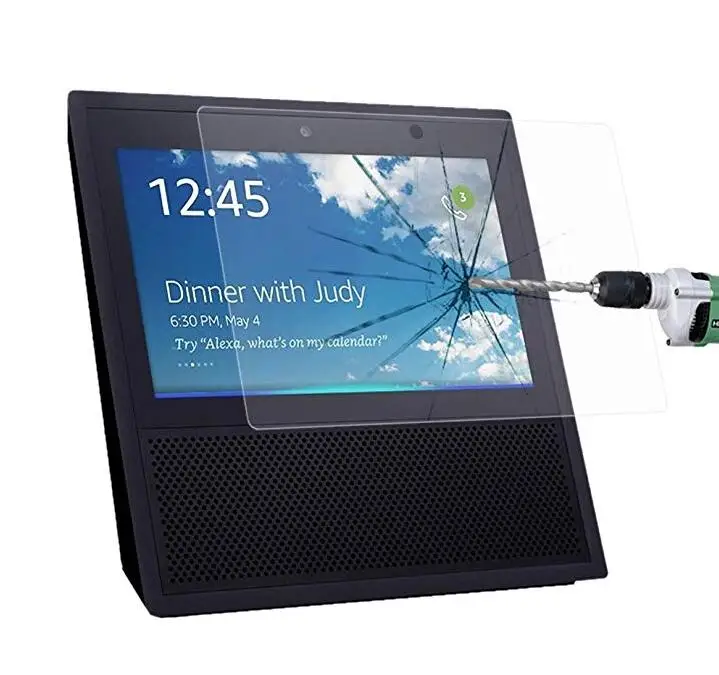

Premium Tempered Glass Screen Protector for Amazon Echo Show 1 2 7.0 inch Film Protective Guard