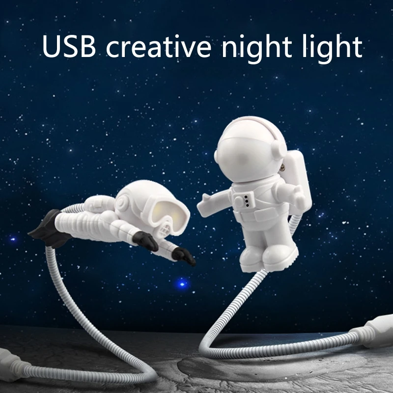 Креативный ныряльщик Usb Ночной светильник с клавиатурой светодиодный игрушка