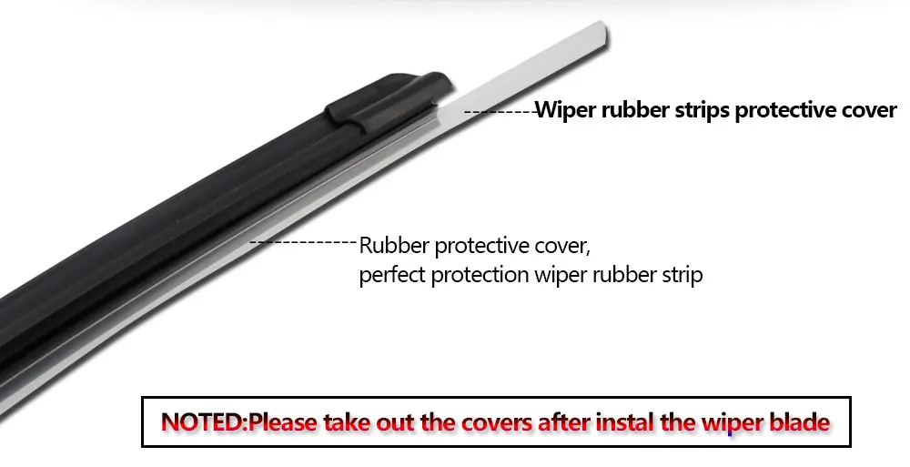 Car Wiper Blade Universal Frameless Boneless Silica gel Silicon Windshield Windscreen Wipers 14"16"17"18"19"20"21"22"24"26"28" bosch wiper blades