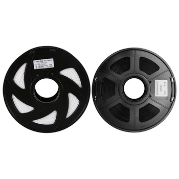 

2 Roll Aussie 3D Printer 1KG Printing Filament 1.75M PLA, 1 Roll White & 1 Roll Black