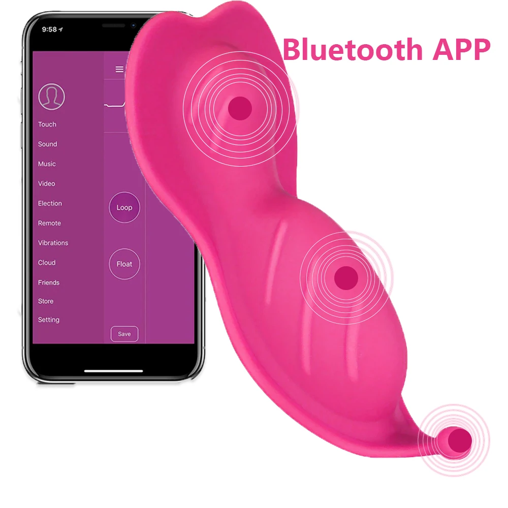 Women's Dildo Butterfly Vibrator Sex Toys for Women APP Remote Control Bluetooth Sexy Dildo Female Vibrators for Women Couples
