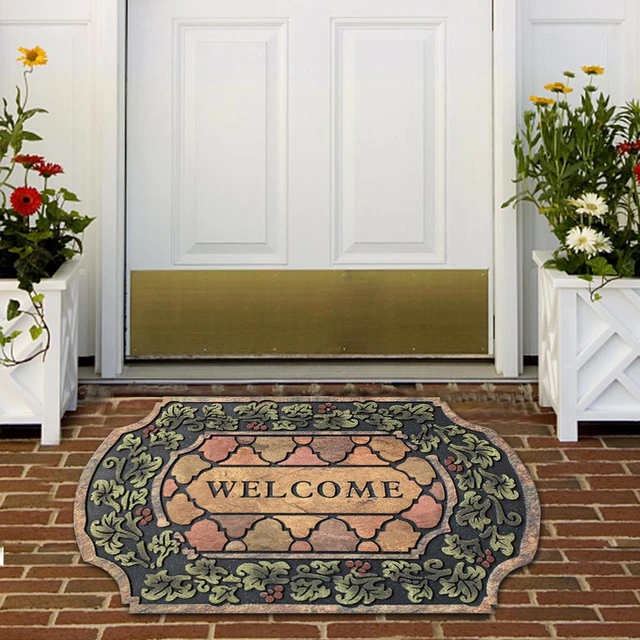 Zerbino ingresso casa tappetini di benvenuto antiscivolo tappeto da ingresso  esterno esterno porta d'ingresso tappetino