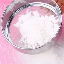 304 мука для выпечки из нержавеющей стали сито тщательная сетка глаза Пекарский порошок сито фруктовый фильтр Толстая стальная поверхность 15 см в диаметре