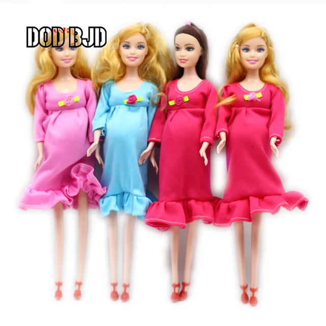 Boneca mãe grávida para crianças, brinquedos educativos, bonecas reais,  boneca mãe, ter um bebê em sua barriga para Barbies, brinquedo de criança,  1pc - AliExpress