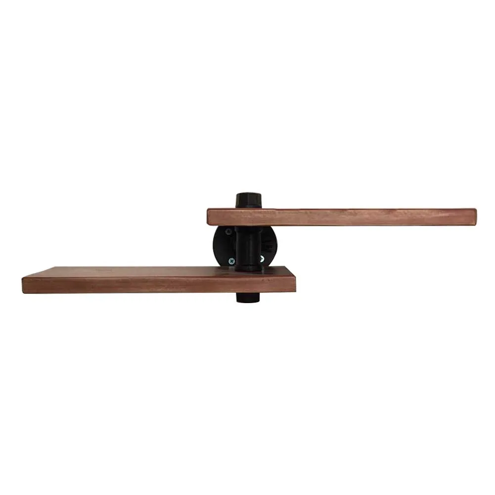 

Practical Space Saving Book Shelf Wall Mounted Wrought Iron Vintage Hanging Magazine Simple Home Study Industrial Decorative