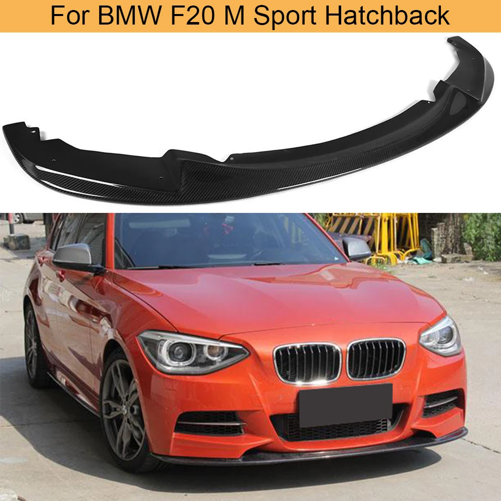 Передний бампер из углеродного волокна 1 серии спойлер для BMW F20 M Sport Hatchback 2 двери
