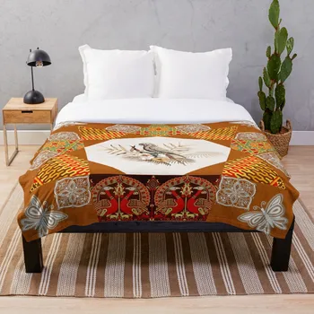 

Printed Throw Blanket Sherpa Fleece Soft Blanket Flannel Rug Home Decoration For Bed Drop Shipping Collage Vintage