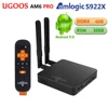 UGOOS TV Box AM6 Pro Amlogic S922X Android 9,0 DDR4 2G/4G 16G/3 2G 5G WiFi 1000M LAN Bluetooth 5,0 4K HD reproductor de medios UGOOS AM6 ► Foto 1/6