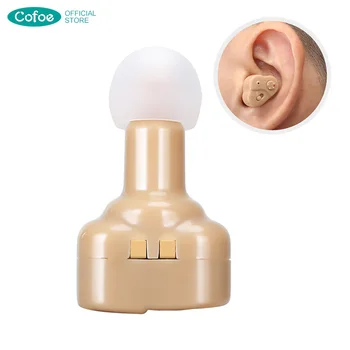 

Cofoe Digital Hearing Aid Amplify Sound For Hearing Loss Patient Elderly Adjustable Volume Mini Ear Care Device