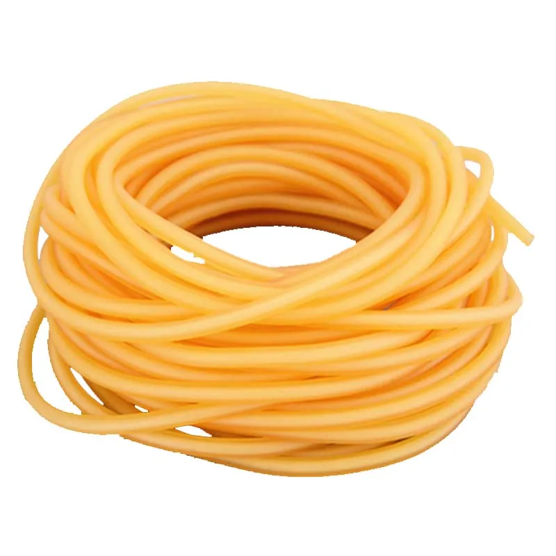 Natural Latex Slingshots Rubber Tube 0.5-5M 2X5mm Diameter For Hunting Shooting