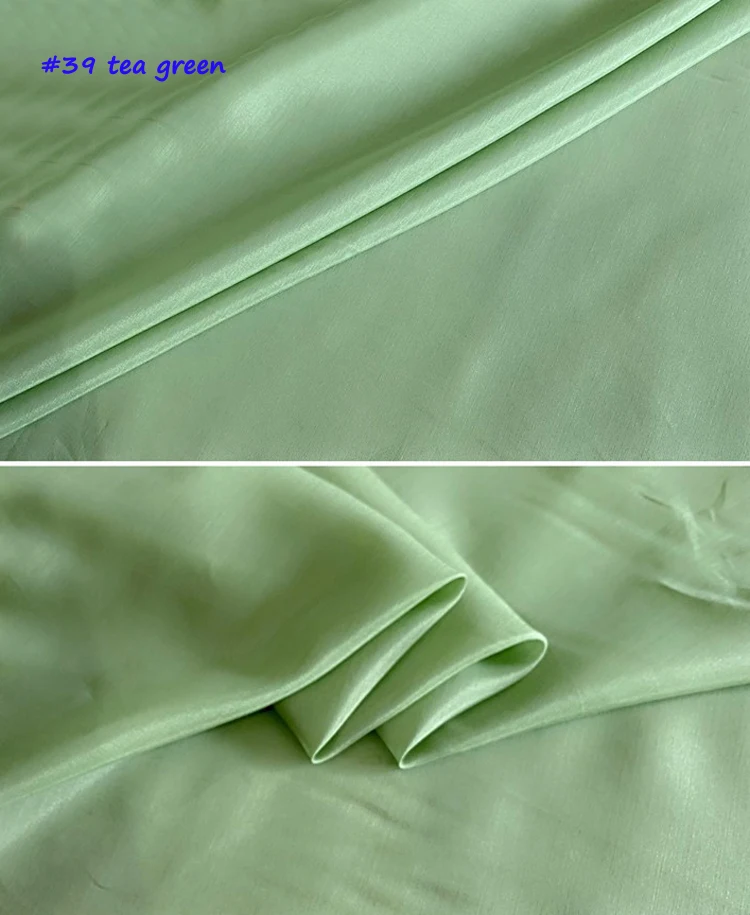 Luxurious Pure White Silk-Cotton Fabric for Dress Linings - Lightweight & Soft