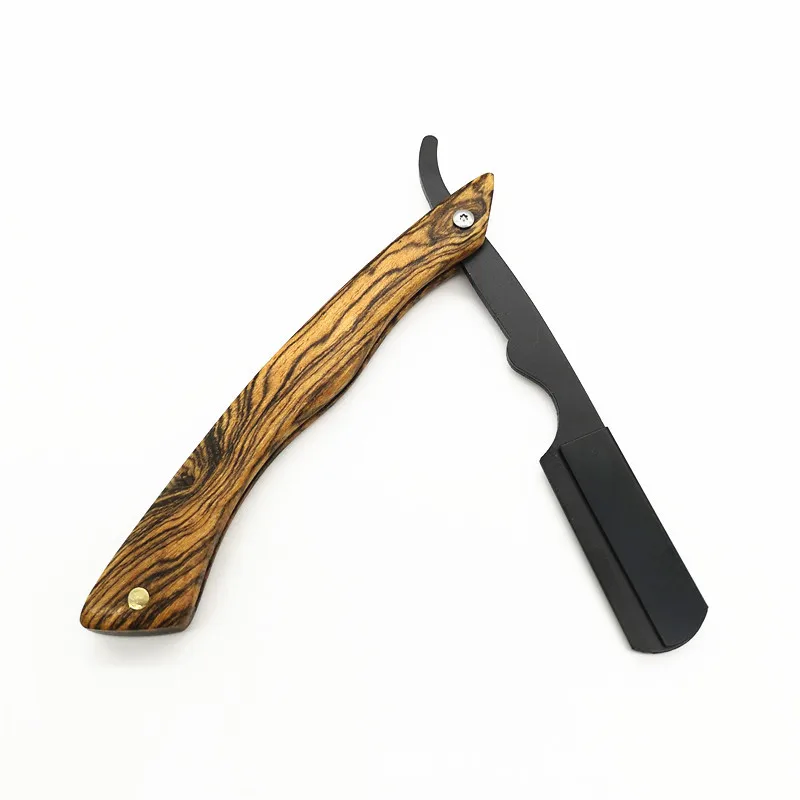 Gold Sandalwood Razor Shaving Knife Hairdressing Scraper Haircut Razor Haircut Knife Shaving Sweat Knife G1105 1 Gold Sandalwood Razor Shaving Knife Hairdressing Scraper Haircut Razor Haircut Knife Shaving Sweat Knife G1105 2