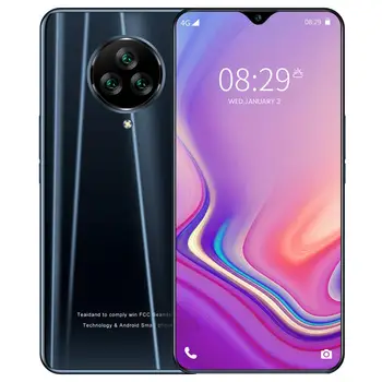 

NE3 Smartphone FullScreen 6.8 Inch 8-core 256 GB Android 10.0 Finger Face ID Dual Camera 4G Smart Mobile Cell Phone Handset
