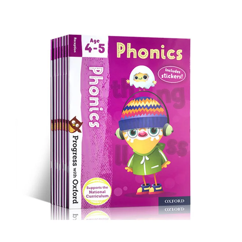 

Oxford Exercise Book English Original OXFORD English Mathematics Thinking Synchronous ENLIGHTEN CHILDREN'S Picture Book Phonics