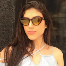 Новинка, кошачий глаз, цветные модные женские солнцезащитные очки с розовыми линзами, стильные сексуальные женские солнцезащитные очки для женщин, Uv400