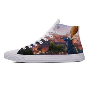 

2019 Hot Cool Fashion Summer Casual Shoes Handiness Breathable Sneakers 3D Print Funny Cartoon Movie For Men Women Ratatouille