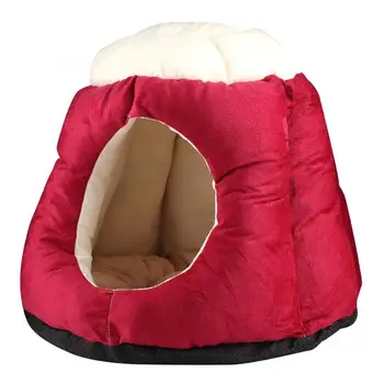 

Cute Pet Nest Mat Pumpkin Shape Pet Nest Non-Slip Bottom Winter Warmer Pet Bed for Small Dogs Cats