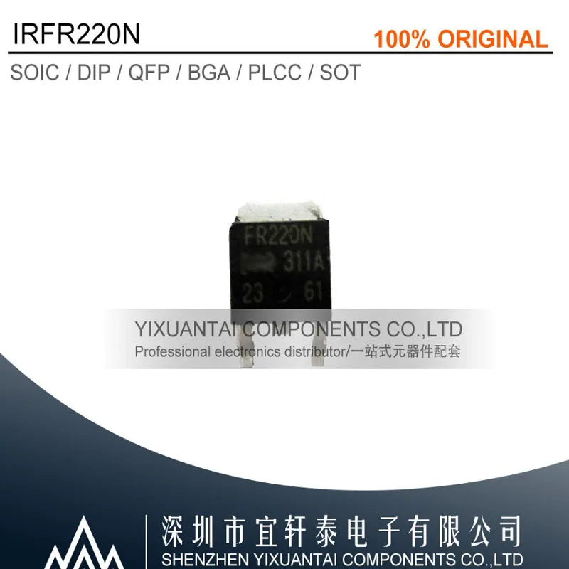 

10pcs/lot original IRFR220NTRPBF IRFR220N FR220N TO263