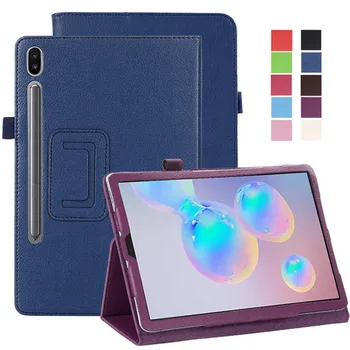 

Case For Samsung Galaxy Tab S6 10.5” 2019 Lightweight Stand Soft PU Back Cover For SM-T860 SM-T865 10.5Inch Tablet Funda A40