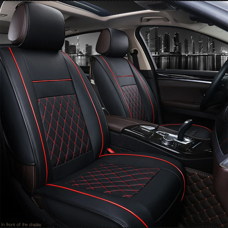 Кожаный чехол для сиденья автомобиля mitsubishi pajero 4 2 sport outlander xl asx montero аксессуары lancer
