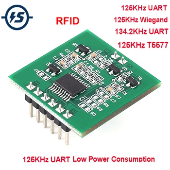 

RFID Wireless Module Card Reader Writer UART Wiegand Contactless Controller w/Antenna 125KHz/134.2KHZ T5577 for Parking Access
